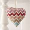 Petit Coeur tissu à suspendre