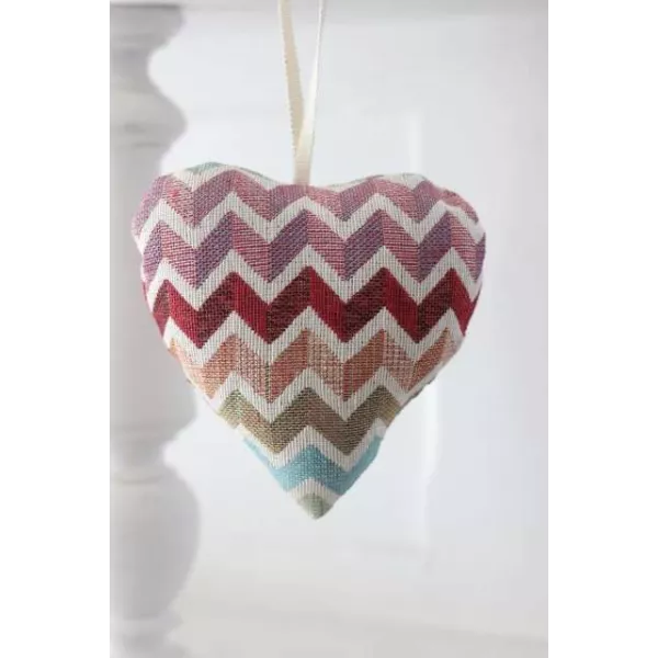 Petit Coeur tissu à suspendre