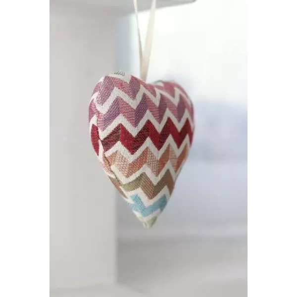 Petit Coeur tissu à suspendre
