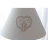 abat-jour Shabby Chic Blanc