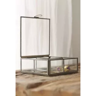 Coffret à Bijoux Verre et laiton Cosy chehoma