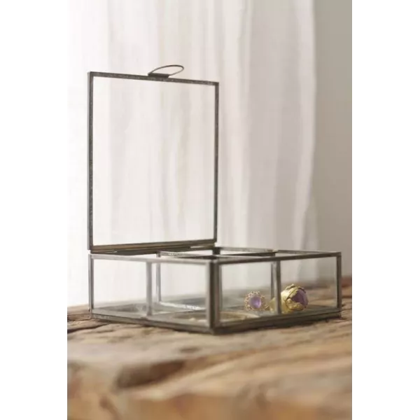 Coffret à Bijoux Verre et laiton Cosy chehoma