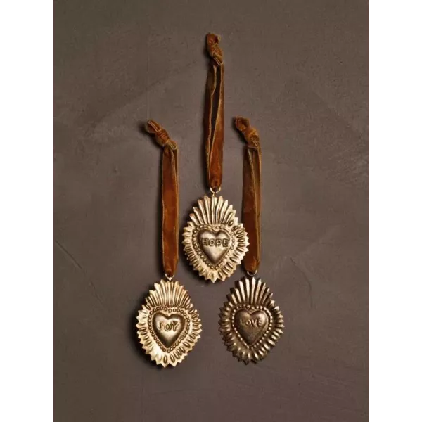 Ex Voto coeurs dorés