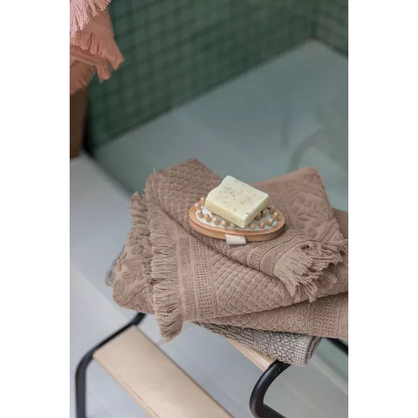 Linge de Toilette Zoe de Vivaraise Chamois