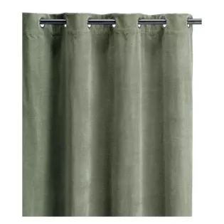Rideau occultant velours Vert
