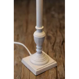 Lampe de chevet Style Ancien Abat-Jour Fleuri