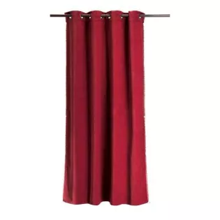 Rideaux Velours Rose Framboise