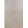 Petit Voilage de Cuisine Vichy Beige Rustique