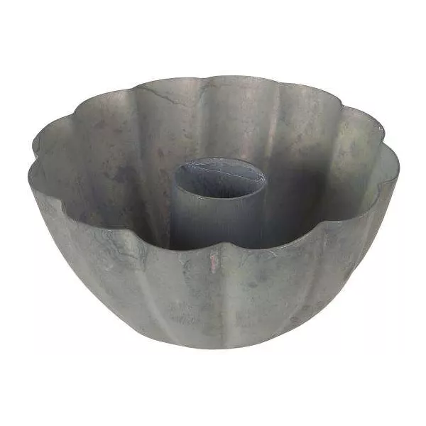 Bougeoir Centre de Table rond Métal zinc