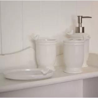 accessoires de toilettes Décor Oiseau Romantique