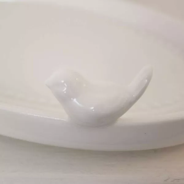 accessoires de toilettes Décor Oiseau Romantique