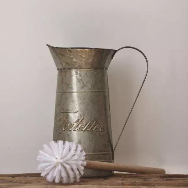 balayette wc retro-campagne zinc antic line