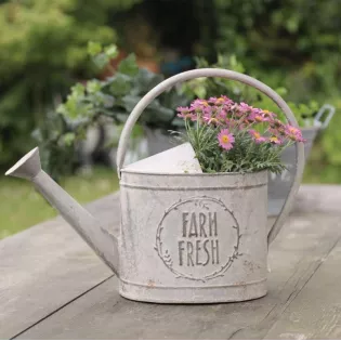 Arrosoir Métal Déco Jardin Shabby-Charme