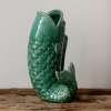 Vase Poisson céramique Verte Chehoma