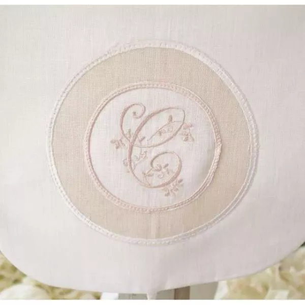 Valance Cantonniere lin Broderie Romantique