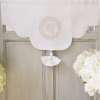 Valance Cantonniere lin Broderie Romantique