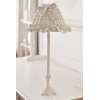 Lampe de chevet Style Ancien Abat-Jour Fleuri