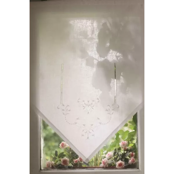 Rideaux Brise-Bises Shabby Chic Fleurs