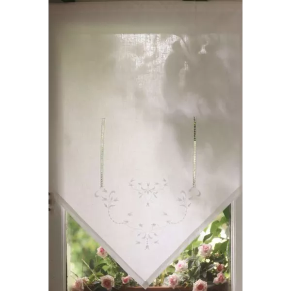 Rideaux Brise-Bises Shabby Chic Fleurs