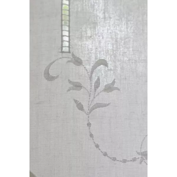 Rideaux Brise-Bises Shabby Chic Fleurs