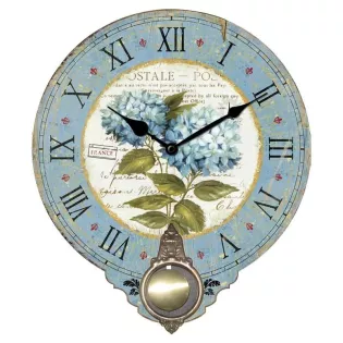Pendule murale à balancier Shabby Charme