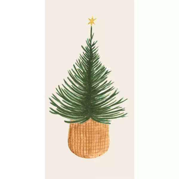Serviettes de table en Papier Noël Vintage