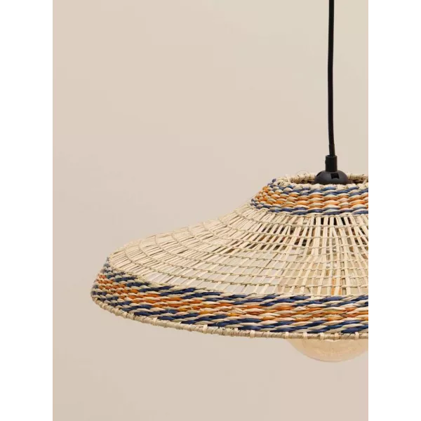 Lustre  Suspension Rotin Bohème-Chic Petit Diametre