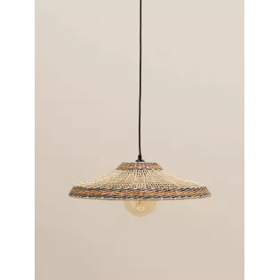 Lustre  Suspension Rotin Bohème-Chic Petit Diametre