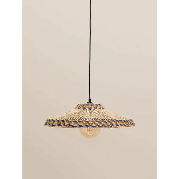 Lustre  Suspension Rotin Bohème-Chic Petit Diametre