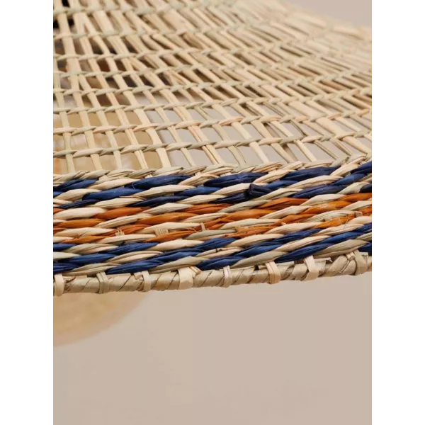 Lustre  Suspension Rotin Bohème-Chic Petit Diametre