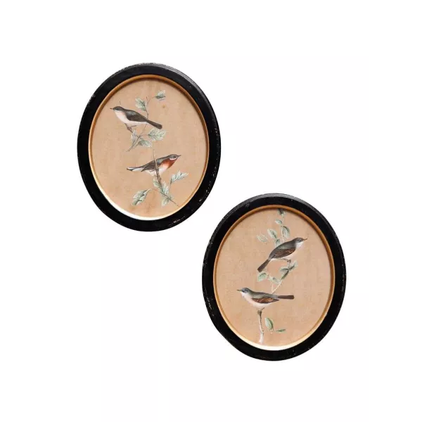 Duo de tableaux Oiseaux Romantiques Chehoma