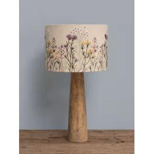 Lampe à Poser Cosy abat-jour broderie
