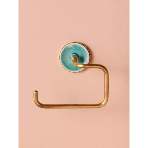 Dérouleur papier Toilette Laiton