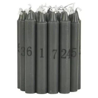 24 Bougies Numérotés de l'Avent
