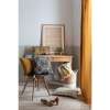 Rideau Voilage Lin et Coton Bronze Vivaraise