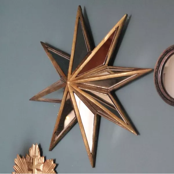 Miroir Etoile Vintage