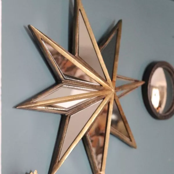 Miroir Etoile Vintage