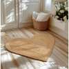 Tapis Forme Coeur en Jute