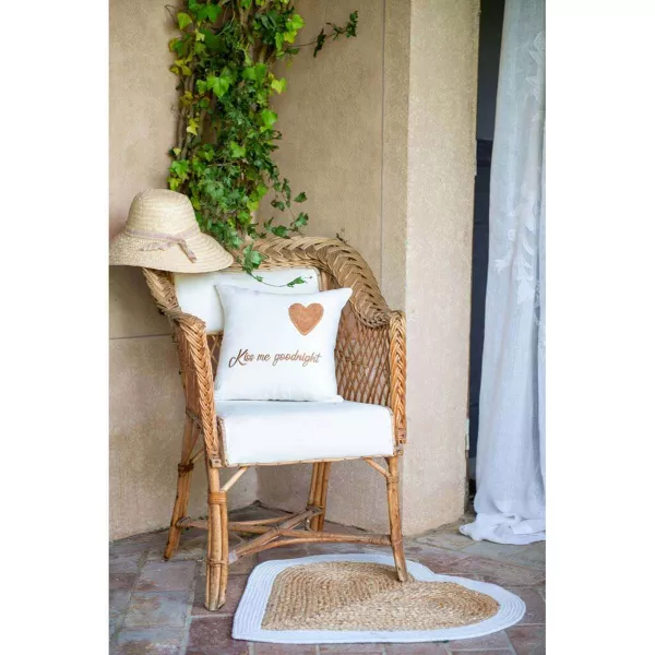 Tapis Coeur Blanc Mariclo