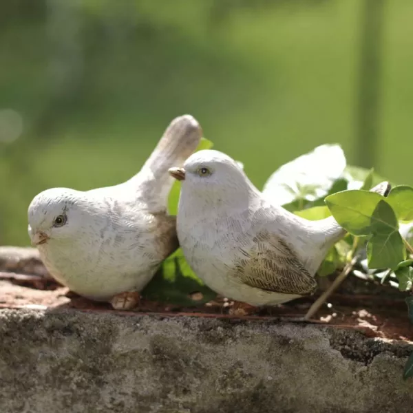Oiseaux Résine Déco Jardin