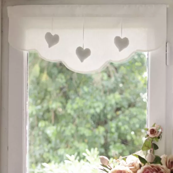 Cantonniere pour fenêtre style Cosy
