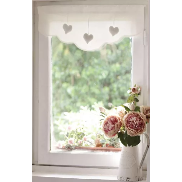 Cantonniere pour fenêtre style Cosy