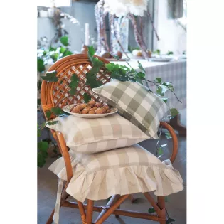 Housse Coussin Chaise Campagne Déco