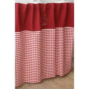 Rideau bas meuble Cuisine de Campagne