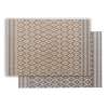 Set de Table Tissage Vivaraise Naturel/noir