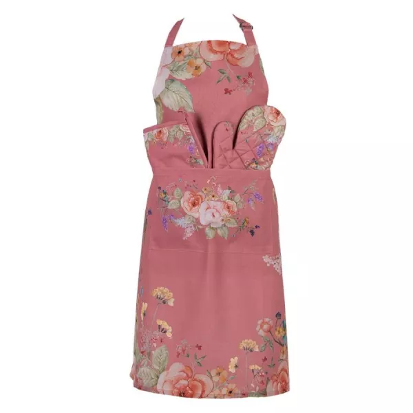 Gant et Manique Fleuri Style Anglais