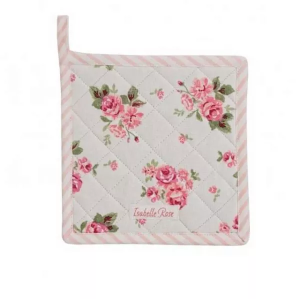 Maniques Cuisine Original Fleurs Roses