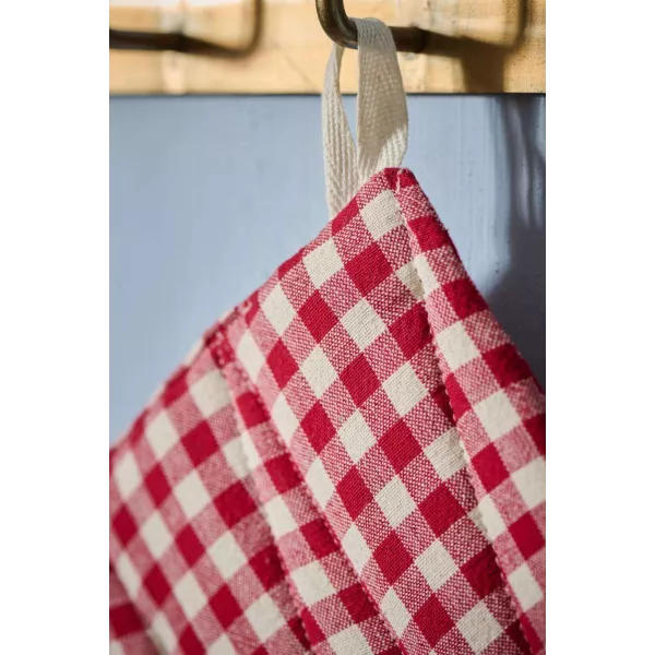 Maniques Cuisine à Carreaux Rouges