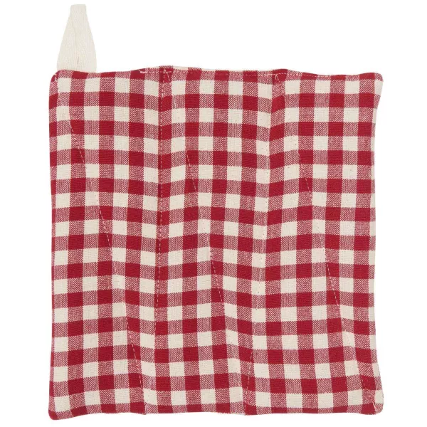 Maniques Cuisine à Carreaux Rouge