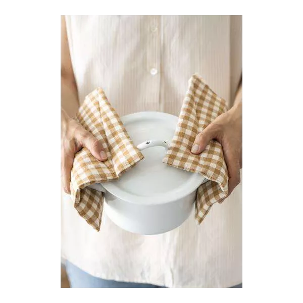 Maniques Cuisine à Carreaux Naturel